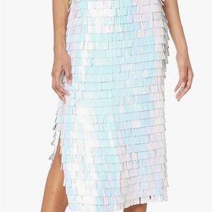 Harlow Shimmering Sequin Midi Skirt